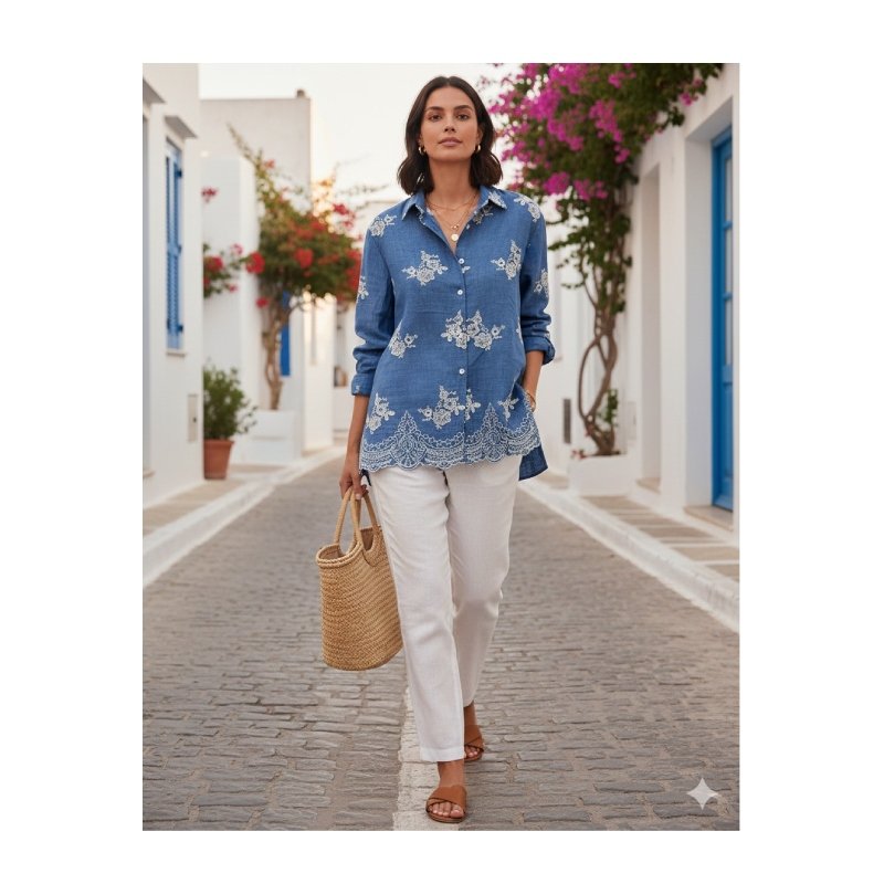 A denim shirt is a great piece