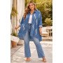 Plus size denim set