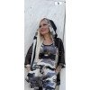 Camo Top tank  with Strass Grey