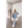 Aria Premium Embroidered Denim Jacket with Stud Details